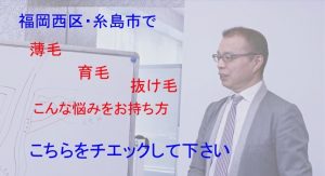 抜毛、薄毛受付画像